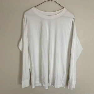 Lululemon White Long Sleeve  Shirt